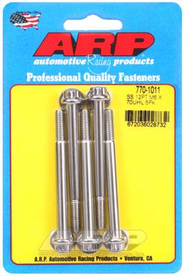 ARP - ARP M6 x 1.00 x 70 12pt SS bolts 770-1011