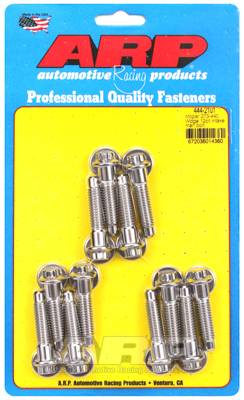 ARP - ARP Mopar 273-440 wedge 12pt intake manifold bolt kit 444-2101