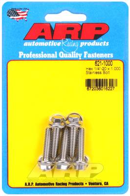 ARP - ARP 1/4-20 x 1.000 hex SS bolts 621-1000