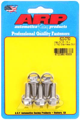 ARP - ARP 5/16-18 x 0.750 hex SS bolts 622-0750