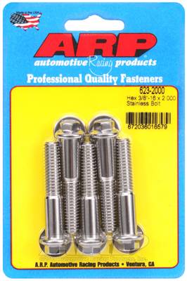 ARP - ARP 3/8-16 x 2.000 hex SS bolts 623-2000