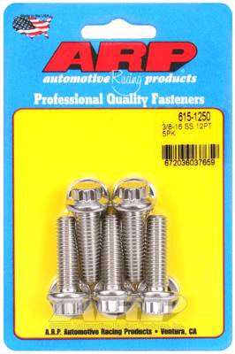 ARP - ARP 3/8-16 x 1.250 12pt 7/16 wrenching SS bolts 615-1250