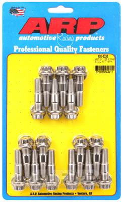 ARP - ARP M10 X 1.25 X 48mm broached stud kit 16pcs 400-8036