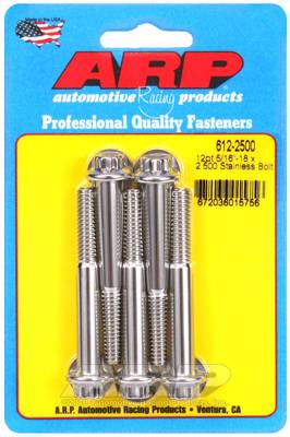 ARP - ARP 5/16-18 x 2.500 12pt SS bolts 612-2500