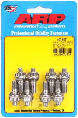 ARP - ARP M8 X 1.25 X 32mm broached stud kit - 8pcs 400-8011