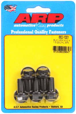 ARP - ARP M10 x 1.50 x 20 hex black oxide bolts 662-1001