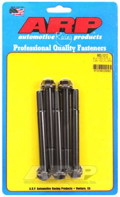 ARP - ARP M10 x 1.25 x 100 hex black oxide bolts 663-1012