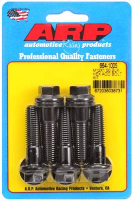 ARP - ARP M12 x 1.50 x 45 hex black oxide bolts 664-1005