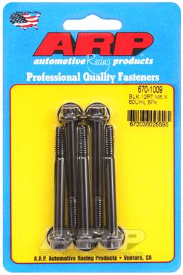 ARP - ARP M6 x 1.00 x 60 12pt black oxide bolts 670-1009