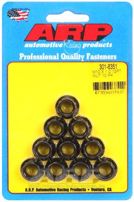 ARP - ARP M10 X 1.0 12pt nut kit 301-8351