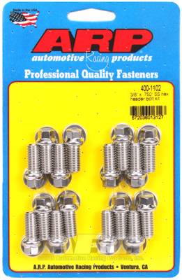 ARP - ARP 3/8 x .750 SS hex header bolt kit 400-1102