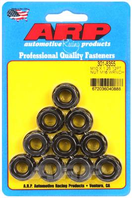 ARP - ARP M10 X 1.25 M16 socket 12pt nut kit 301-8355