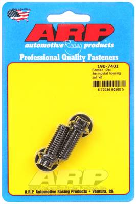 ARP - ARP Pontiac 12pt thermostat housing bolt kit 190-7401