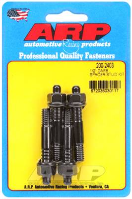 ARP - ARP 1/2" carburetor spacer stud kit 2.225" OAL 200-2403