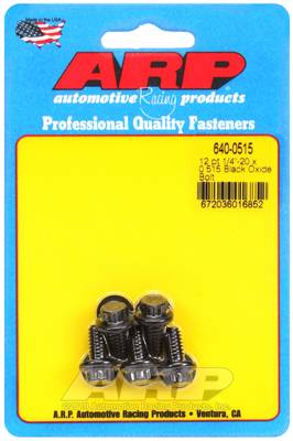 ARP - ARP 1/4-20 x 0.515 12pt black oxide bolts 640-0515