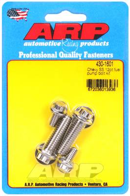 ARP - ARP Chevy SS 12pt fuel pump bolt kit 430-1601