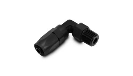 Vibrant Performance - Vibrant Performance Male NPT 90 Degree Hose End Fitting -6AN - 1/8 NPT