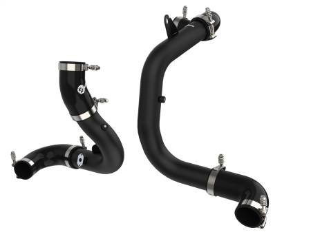 aFe Power (Advanced FLOW Engineering) - aFe BladeRunner 15-20 VW GTI (MKVII) L4-2.0L (t) Aluminum Hot and Cold Charge Pipe Kit Black