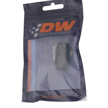 DeatschWerks - DeatschWerks 6AN Flare Female Swivel to 6AN Flare Female Swivel - Anodized Matte Black