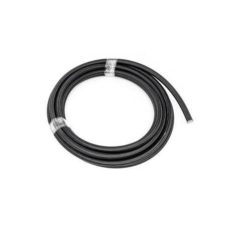 DeatschWerks - DeatschWerks 8AN Black Nylon Braided PTFE Hose 20 Feet