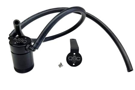 J&L Oil Separator Co - J&L 97-13 Chevy/GM Truck/SUV 4.8L/5.3L/6.0L/6.2L Driver Side Oil Separator 3.0 - Black Anodized