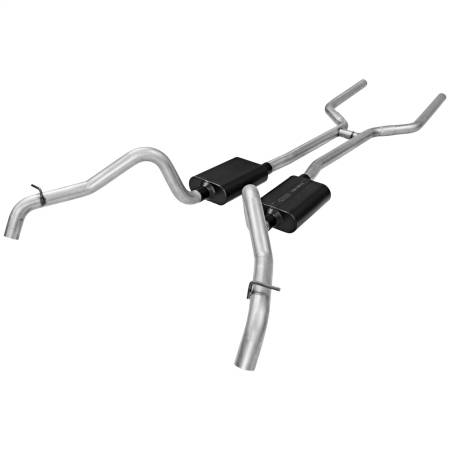 Flowmaster - Flowmaster 67-68 Cam/Fbird American Thunder Header-Back System - Dual Side Exit