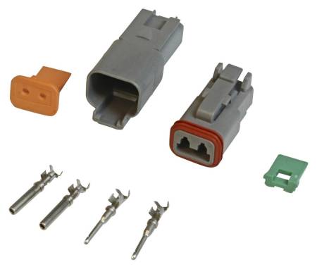 MSD Ignition - MSD Connector, Deutsch, 2-Pin Connector Assembly