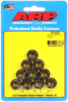 ARP - ARP 3/8-24, 1/2 socket, .645 flange OD, 12pt nut kit 300-8392