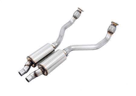 AWE Tuning - AWE Audi B8 / C7 3.0T Resonated Downpipes for S4 / S5 / A6 / A7