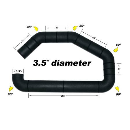 Airaid - Airaid U-Build-It - 3.5in Intake Tube