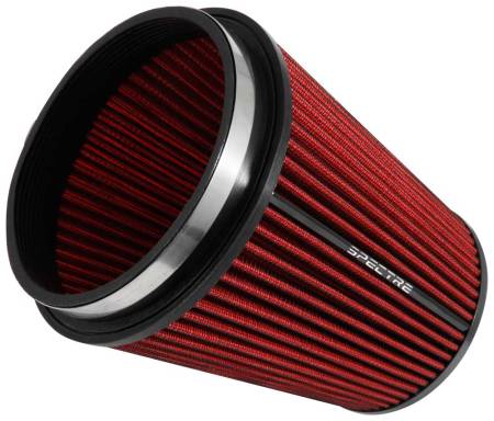 Spectre Performance - Spectre HPR Conical Air Filter 6in. Flange ID / 7.719in. Base OD / 8.5in. Tall - Red