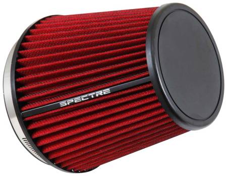 Spectre Performance - Spectre HPR Conical Air Filter 6in. Flange ID / 7.313in. Base OD / 7in. Tall - Red