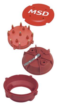 MSD Ignition - MSD Pro-Cap Cap-A-Dapt Kit, fits MSD Distributors