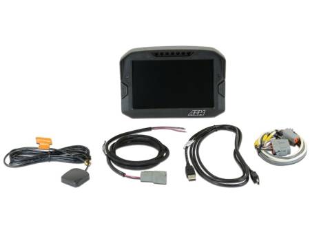 AEM Electronics - AEM CD-7 Non Logging GPS Enabled Race Dash Carbon Fiber Digital Display w/o VDM (CAN Input Only)
