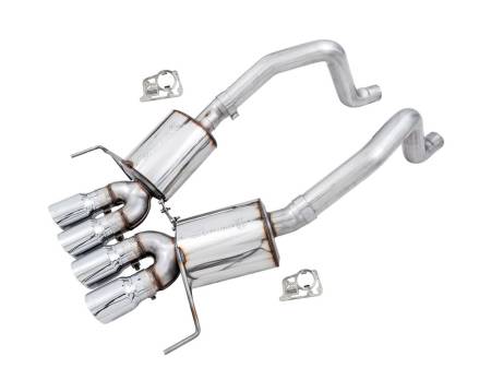 AWE Tuning - AWE 14-19 Chevy Corvette C7 Z06/ZR1 (w/o AFM) Touring Edition Axle-Back Exhaust w/Chrome Tips