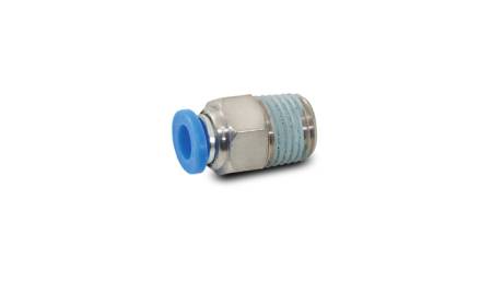 Vibrant Performance - Vibrant Performance Male Straight Pneumatic Vacuum Fitting (1/4in NPT Thread) - for 1/4in (6mm) OD tubing