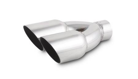 Vibrant Performance - Vibrant Performance Dual 3.5in Round SS Exhaust Tip (Single Wall Angle Cut)