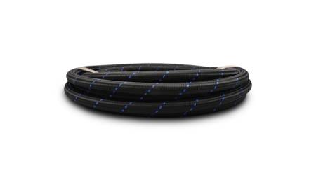 Vibrant Performance - Vibrant Performance -10 AN Two-Tone Black/Blue Nylon Braided Flex Hose (10 foot roll)
