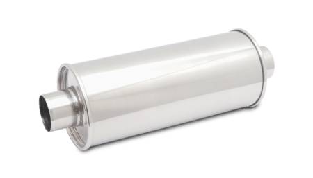 Vibrant Performance - Vibrant Performance StreetPower Round Muff 5in x 9in x 14in long body 2.5in in I.D. x 2.5in out Center-Center