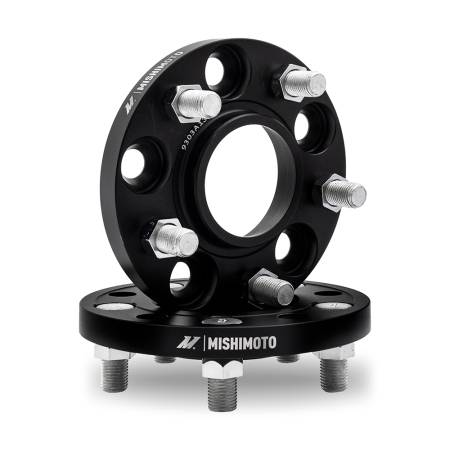 Mishimoto - Mishimoto Wheel Spacers - 5x114.3 - 66.1 - 20 - M12 - Black