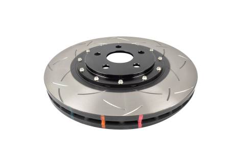 DBA (Disc Brakes Australia) - DBA 11-17 Jeep Grand Cherokee Trackhawk (6.2L V8) 5000 Series Slotted Front Brake Rotor w/Black Hat