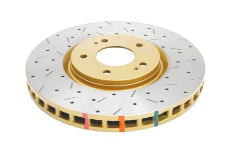 DBA (Disc Brakes Australia) - DBA 03-05 Evo 8/9 Front Drilled & Slotted 4000 Series Rotor