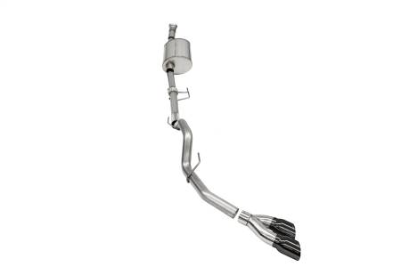 CORSA Performance - Corsa 2021-2025 Ford F-150 SuperCab/6.5in Bed 3.5L V6 Sport Cat-Back Single Side Exit-