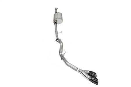CORSA Performance - Corsa 2021-2025 Ford F-150 SuperCab/6.5in Bed 5.0L V8 Sport Cat-Back Single Side Exit-Black PVD