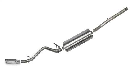 CORSA Performance - Corsa 2014-19 Chevy Silverado Cred Cab/Standard Bed 1500 5.3L V8 Polished Sport Single Side Exhaust