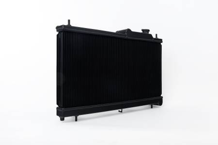 CSF Radiators - CSF 08-21 Subaru WRX/STI 2-Row 42mm Race-Spec All Aluminum Radiator - Black