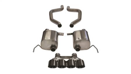 CORSA Performance - Corsa 2017-2019 Chevy Corvette Z06 3in Axle Back Exhaust Black Quad 4.5in Tip (Xtreme)
