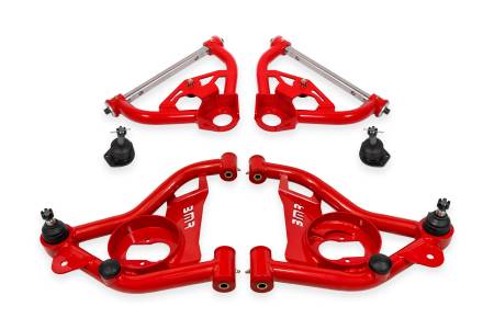BMR Suspension - BMR 78-87 G-Body Upper And Lower A-Arm Kit - Red