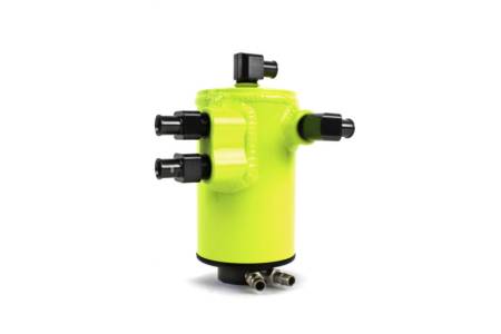 PERRIN Performance - Perrin 02-14 Subaru WRX / 04-19 STI with FMIC Air Oil Separator - Neon Yellow