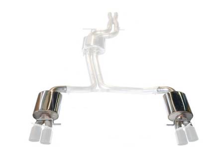 AWE Tuning - AWE 10-16 Audi S4 Quattro 3.0T (B8/8.5) Conversion Kit - Track to Touring (90mm Tips)